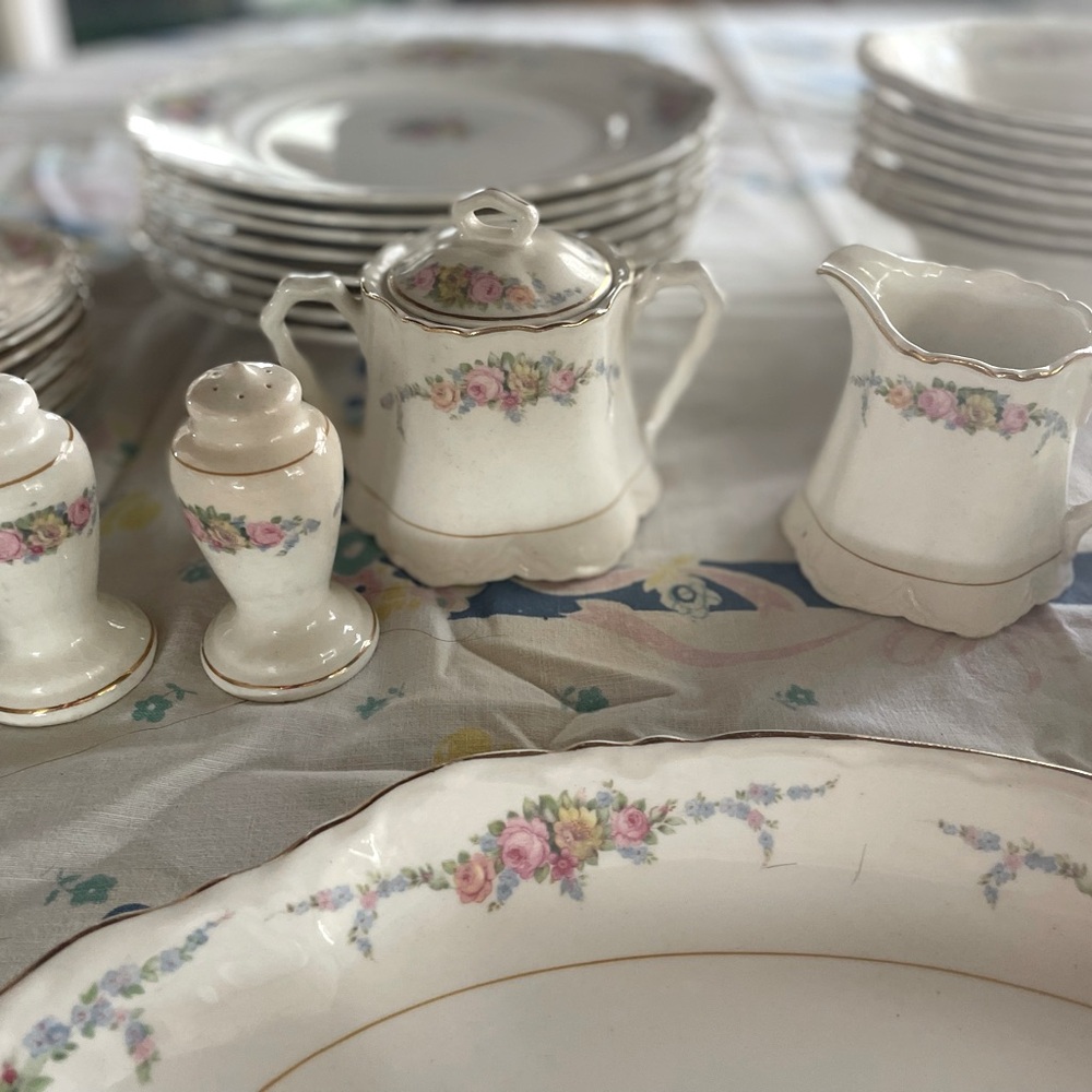 Vintage Radisson W.S.China Laura Lee Pattern Complete Set w/add on Pieces